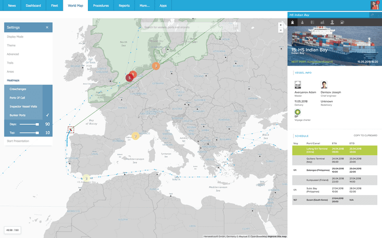 Experience our easy to use ship management solutions Experience our easy to use ship management solutions