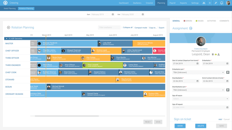 Experience our easy to use ship management solution Experience our easy to use ship management solution